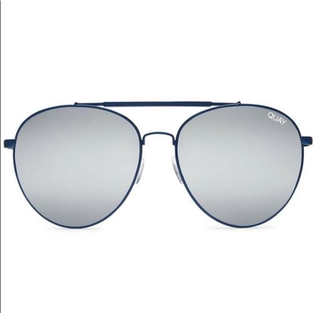 Quay lickety split aviator sunglasses navy